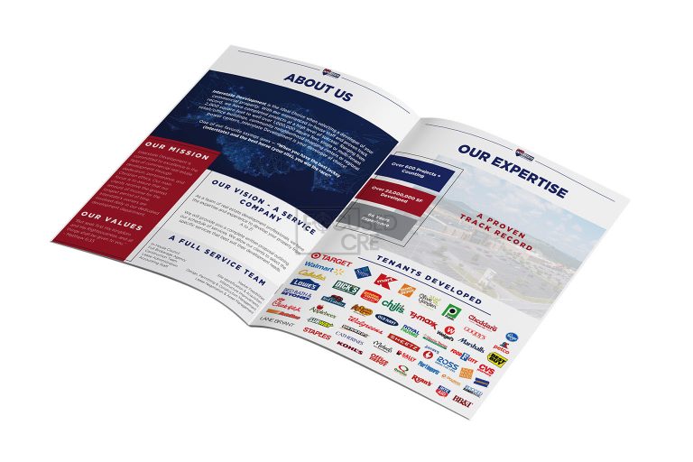 Interstate Brochure template About Us Page Design