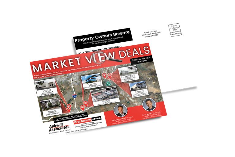 Market View Deals Postcard of Ashwill Associates