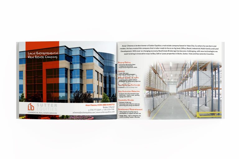 Real estate company Brochure template design