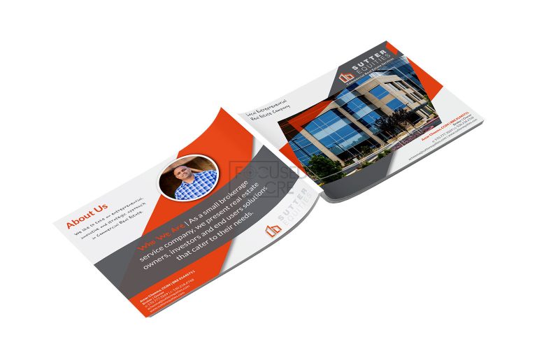 Sutter Equities service brochure design