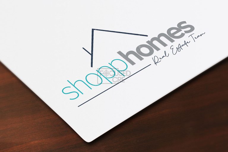 CRE Logo design of Shopp homes