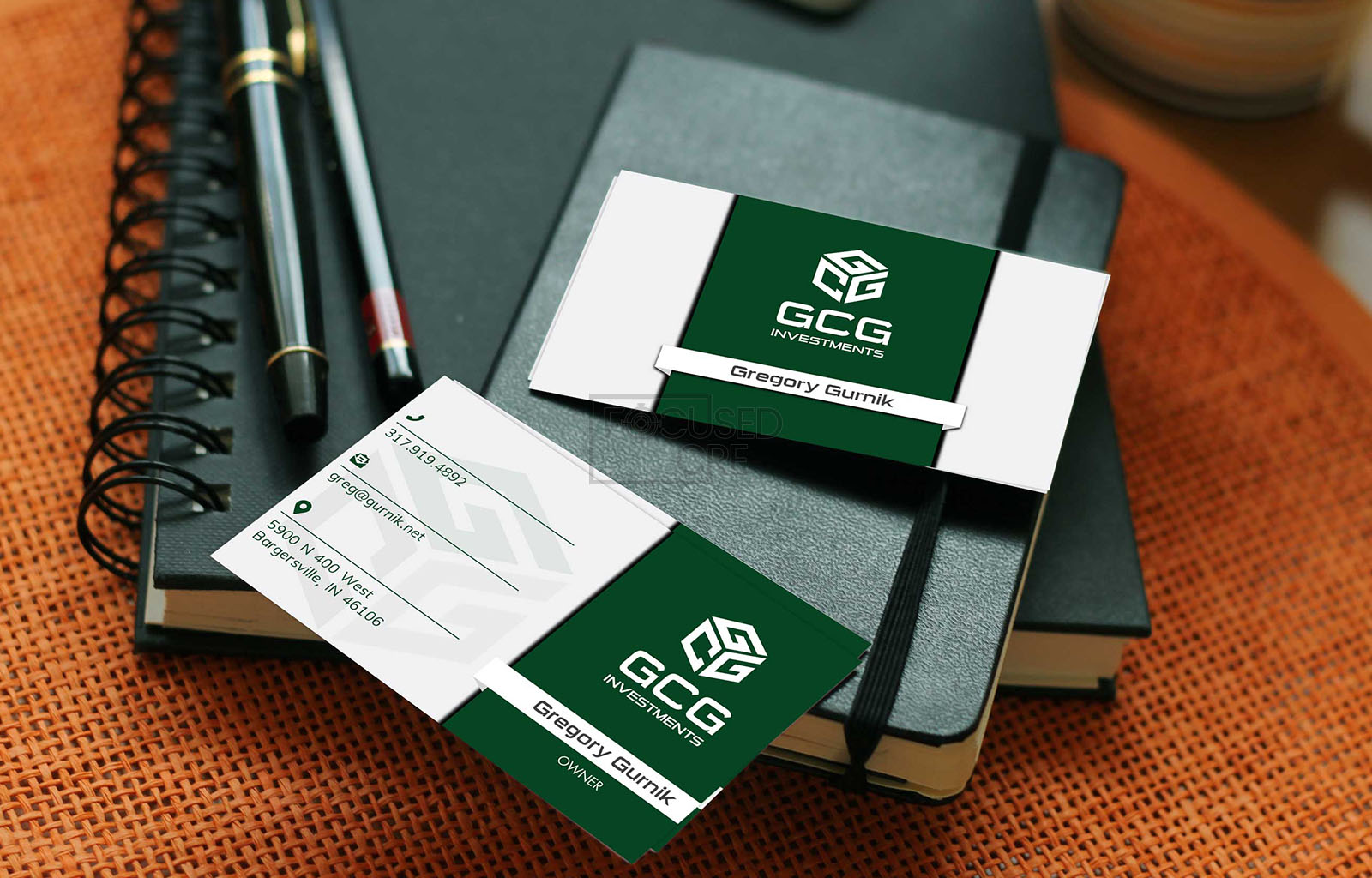 Merrill Property Group business card design by FocusedCRE