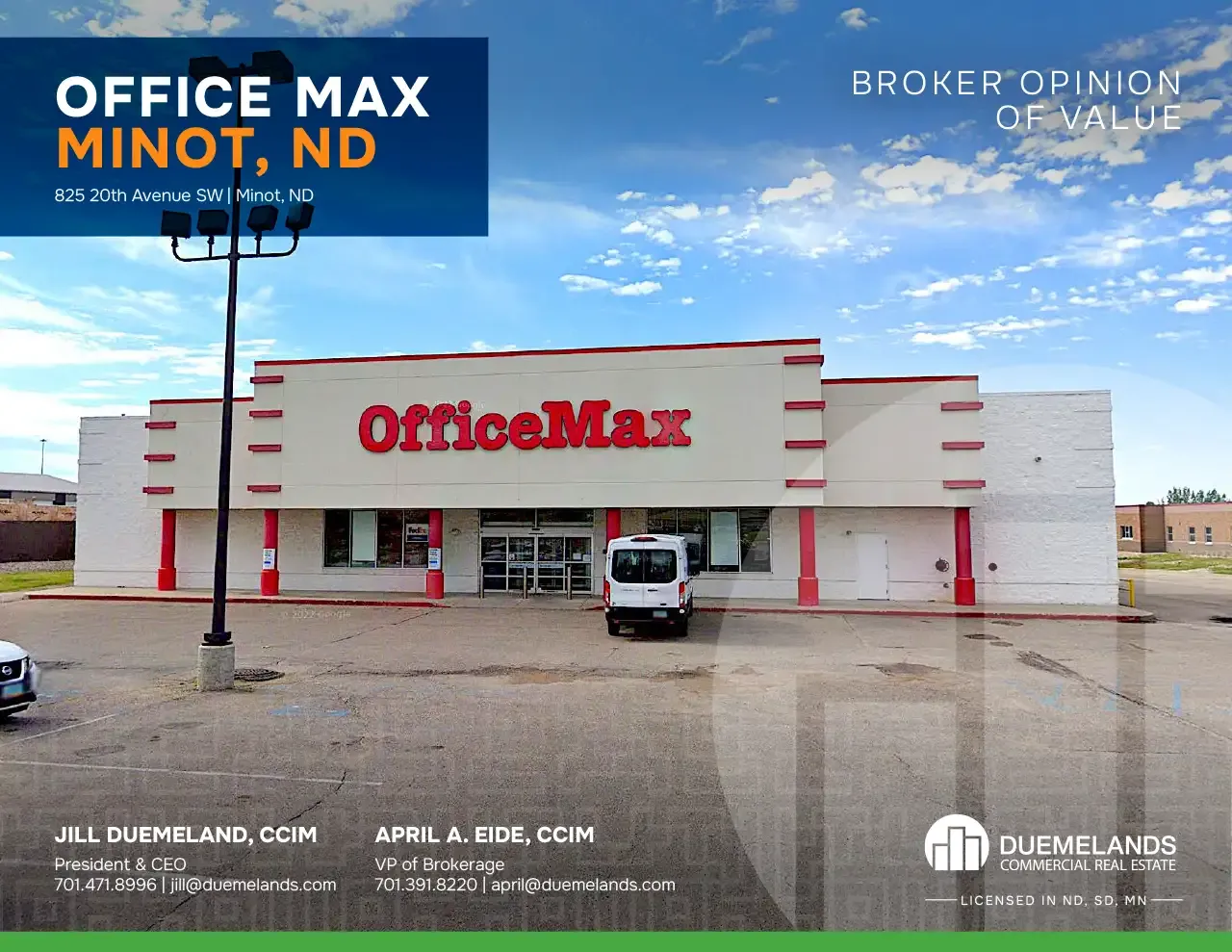 825 20th avenue SW minot nd officemax